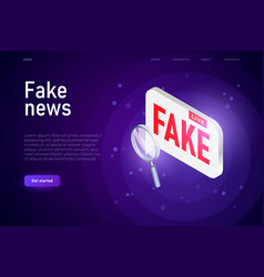 Fake News Broadcast Concept