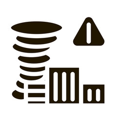 Tornado City Icon Symbol