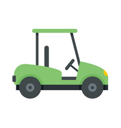 Golf Cart Bag Icon Flat Style