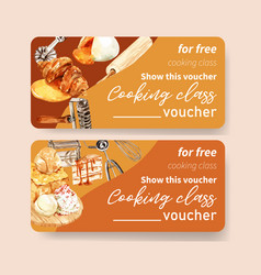 Salted Egg Voucher Design With Stuffed Bun Cake