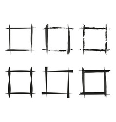 Black Squares Of The Frame