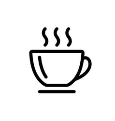 Cup With Steaming Hot Drink Icon