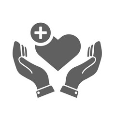 Healthcare Palliative Care Icon Gray Graphics