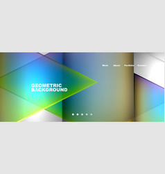 Gradient Triangle Geometric Minimal Wallpaper