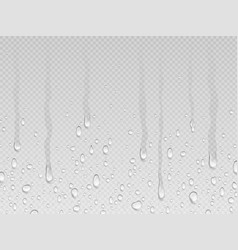 Realistic Dripping Drops Flow Down Background