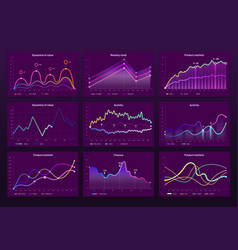 Abstract Data Charts Statistic Graphs Finance