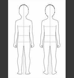 Child Figure Template Fashion Croquis