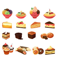 Dessert Food Sweet Cake Set