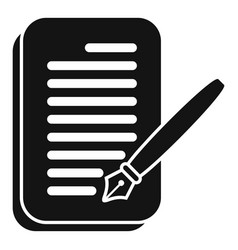 Paper Writing Help Advice Icon Simple