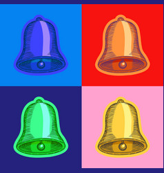 Bell Pop Art Style Andy Warhol