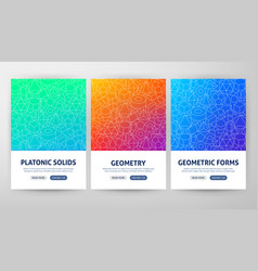 Geometric Forms Flyer Concepts