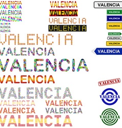 Valencia Text Design Set