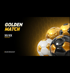 Football Championship With Golden Balls