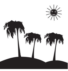 Palm Tree Icon Template