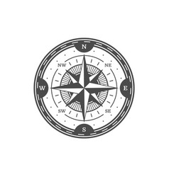 Antique Navigation Compass Marine Journey Symbol