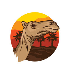 Camel Face Logo Design