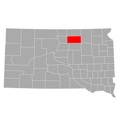 Map Edmunds In South Dakota