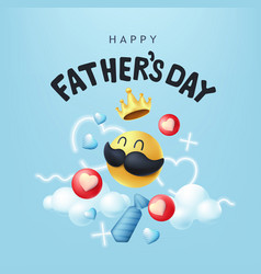 Happy Fathers Day Banner Background