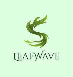 Leaf S Initial Logo