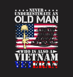 Vietnam Veteran Patriotic Army Soldier