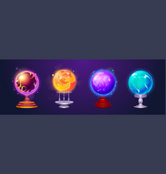 Crystal Magic Ball Glass Orb Sphere Icon