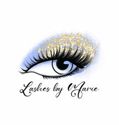 Lashes Beauty Logo Design