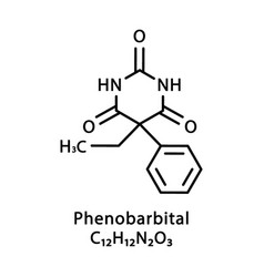 Phenobarbital Molecular Structure