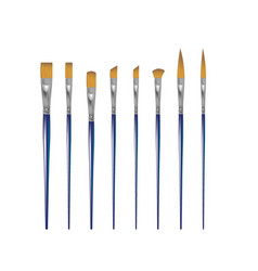 Wooden Paint Brush Set