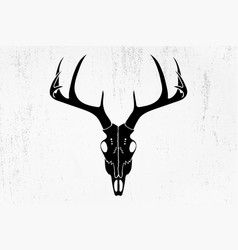 Buck Head Svg Deer Antler Skull