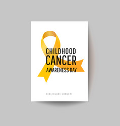 Card For Childhood Cancer Awareness Day