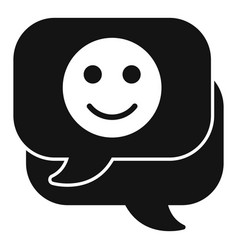 Chat Happy Advice Icon Simple Coping