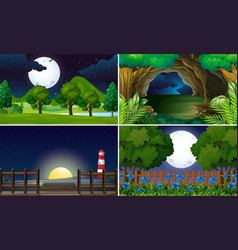 Four Scenes At Night Time