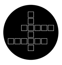 Crossword Concept Icon Cross Word Graphic Symbol