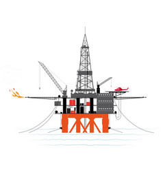 Drilling Platform For Oil Or Gas Production From