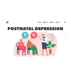 Postnatal Depression Landing Page Template