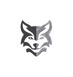 Sketch Wolf Logo