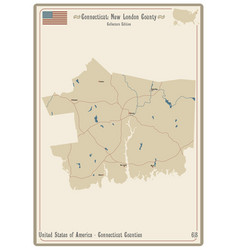 Map Of New London County In Connecticut