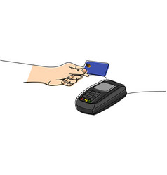 Contactless Bank Card Credit Card In Payment