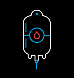 Blood Bag Icon Medical Sign