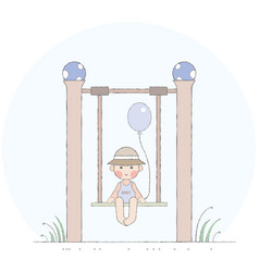 Boy On The Swing