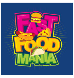 Fast Food Mania Logo Design