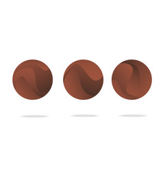 Set Of Round Abstract Badges Icons Or Shapes