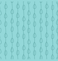 Hand Drawn Raindrop On A String Seamless Pattern