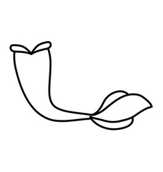 Mermaid Costume Tail Isolated Icon