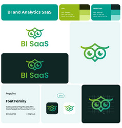 2d Bi And Analytics Saas Branding Template