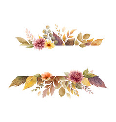 Autumn Floral Clipart Fall