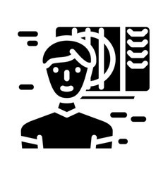 Building Superintendent Repair Worker Glyph Icon