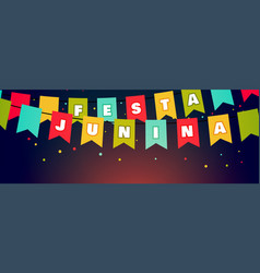 Festa Junina Holiday Flags Banner