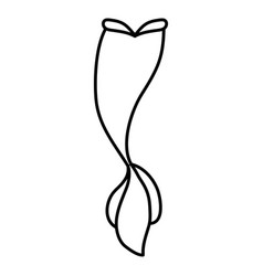 Mermaid Costume Tail Isolated Icon