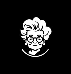 Grandma - Minimalist And Flat Logo